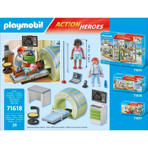 Playmobil Δωμάτιο Μαγνητικής Τομογραφίας (71618)