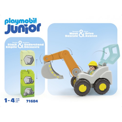 Playmobil Junior - Φορτωτής Εκσκαφέας (71684)