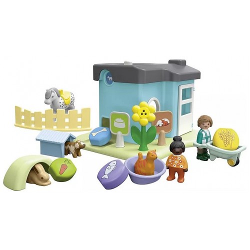 Playmobil Junior -  Ξενώνας μικρών ζώων (71690)