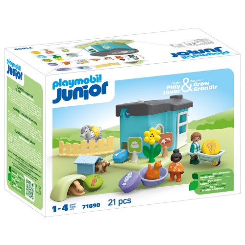 Playmobil Junior -  Ξενώνας μικρών ζώων (71690)