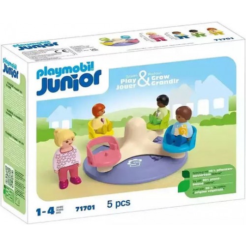 Playmobil Junior - Παιδικό καρουζέλ (71701)