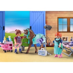 Playmobil Κτηνιατρείο Αλόγων (71241)