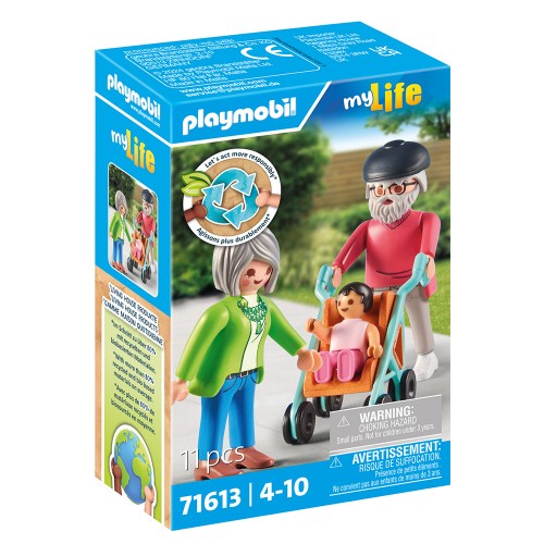 Playmobil Παππούς και Γιαγιά με Μωρό (71613)