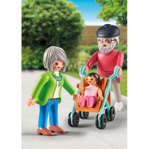 Playmobil Παππούς και Γιαγιά με Μωρό (71613)