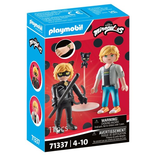 Playmobil Miraculous - Adrien & Cat Noir (71337)