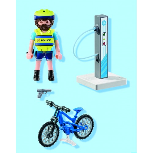 Playmobil Αστυνόμος με Ηλεκτρικό Ποδήλατο (71732)