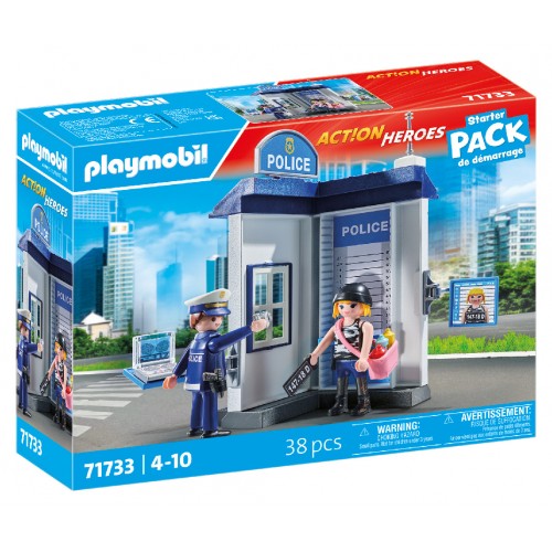 Playmobil Starter Pack Δωμάτιο Εξακρίβωσης Στοιχείων Συλληφθέντων (71733)