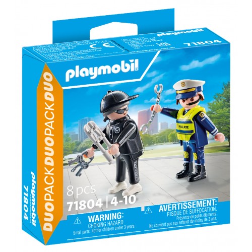 Playmobil Αστυνόμος και Διαρρήκτης (71804)