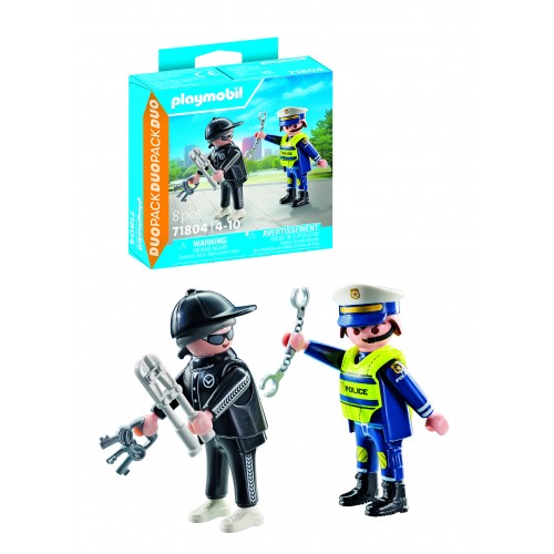 Playmobil Αστυνόμος και Διαρρήκτης (71804)