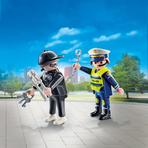 Playmobil Αστυνόμος και Διαρρήκτης (71804)