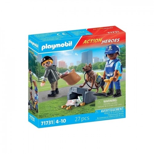 Playmobil Αστυνομική Έρευνα Κλοπιμαίων (71731)