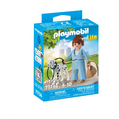 Playmobil Pet Collection - Κοπέλα με σκυλί Δαλματίας (71736)