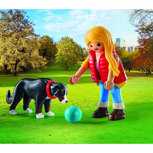 Playmobil Pet Collection - Γυναίκα με ορεινό σκύλο Μπερνίζ (71738)