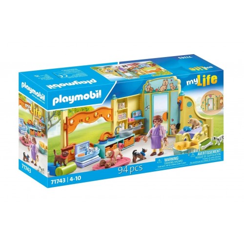 Playmobil Pet Grooming - Σταθμός φροντίδας κουταβιών (71743)