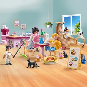 Playmobil Pet Grooming - Καφετέρια με γάτες (71744)