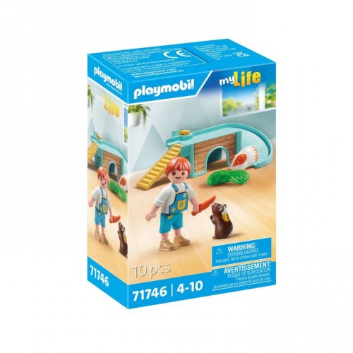 Playmobil Pet Grooming - Ινδικά χοιρίδια με σπιτάκι (71746)