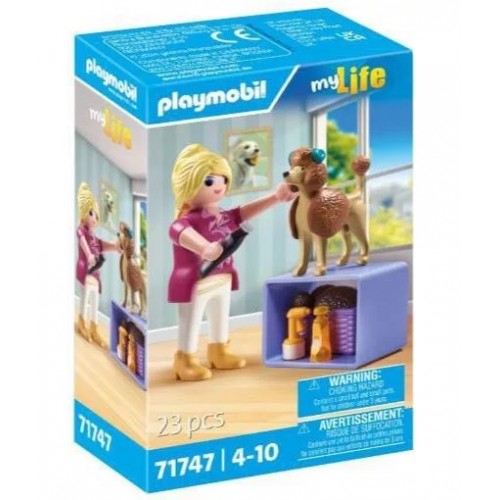 Playmobil Pet Grooming - Καλλωπισμός σκύλων (71747)