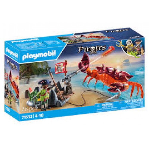 Playmobil Πειρατές - Μάχη με τον Γιγάντιο Κάβουρα (71532)