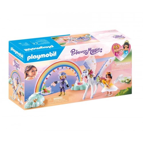 Playmobil Princess Magic Πήγασος & Πριγκίπισσες του Ουράνιου Τόξου (71361)