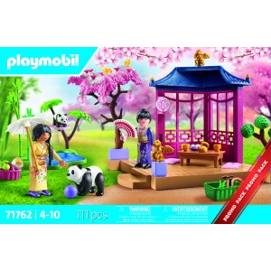 Playmobi Ασιατικός κήπος με κιόσκι και Πάντα (71762)