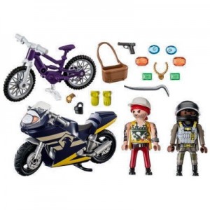 Playmobil Starter Pack Αστυνομική Καταδίωξη Ληστή Κοσμημάτων (71255)