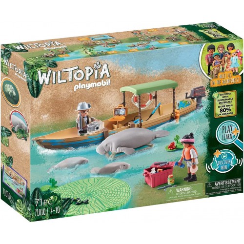 Playmobil Wiltopia Εκδρομή με Ποταμόπλοιο στον Αμαζόνιο (71010)