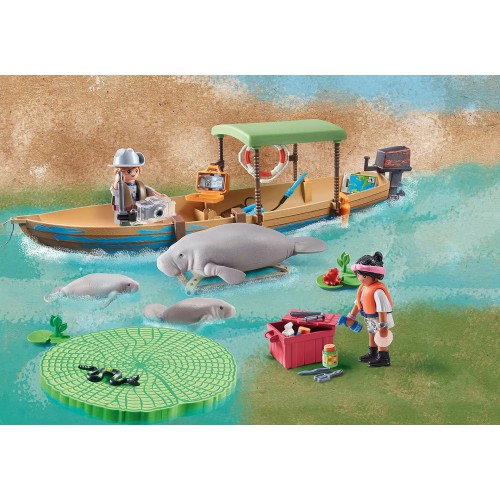 Playmobil Wiltopia Εκδρομή με Ποταμόπλοιο στον Αμαζόνιο (71010)