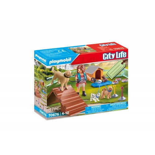 Playmobil Gift Set Εκπαιδεύτρια Σκύλων (70676)