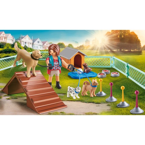 Playmobil Gift Set Εκπαιδεύτρια Σκύλων (70676)