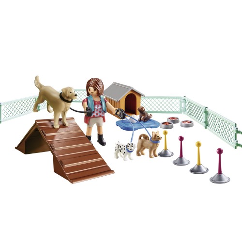 Playmobil Gift Set Εκπαιδεύτρια Σκύλων (70676)