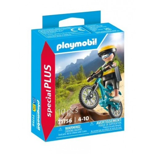 Playmobil Ποδηλάτης με mountain bike (71756)