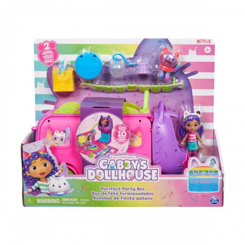 Spin Master Gabby's Dollhouse - Purrfect Party Bus Playset (6068015)