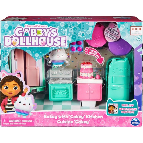 Spin Master Gabby's Dollhouse Bakery with Cakey Kitchen Deluxe Room Set (20133480)