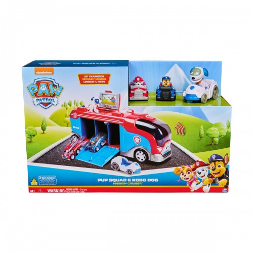 Spin Master Paw Patrol - Pup Squad & Robo Dog Mission Cruiser Vehicle Playset (6070313)