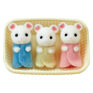 Sylvanian Families Marshmallow Mouse Triplets (5337)