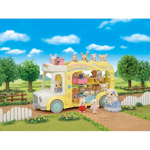 Sylvanian Families Nursery Rainbow Fun Nursery Bus (5744)