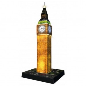 Puzzle 3D 216 τεμ. Night Edition Big Ben (12588)