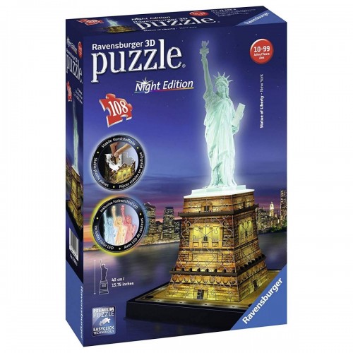 Puzzle 3D Night edition Το Άγαλμα της Ελευθερίας (12596)